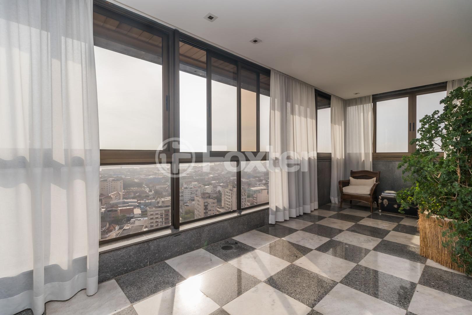 Janela panorâmica para a cidade